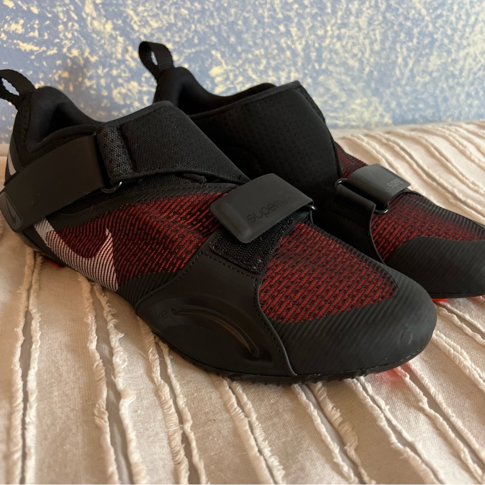 Nike Superrep Cycle Black Silver Red Cycling Shoes Men’s size 11